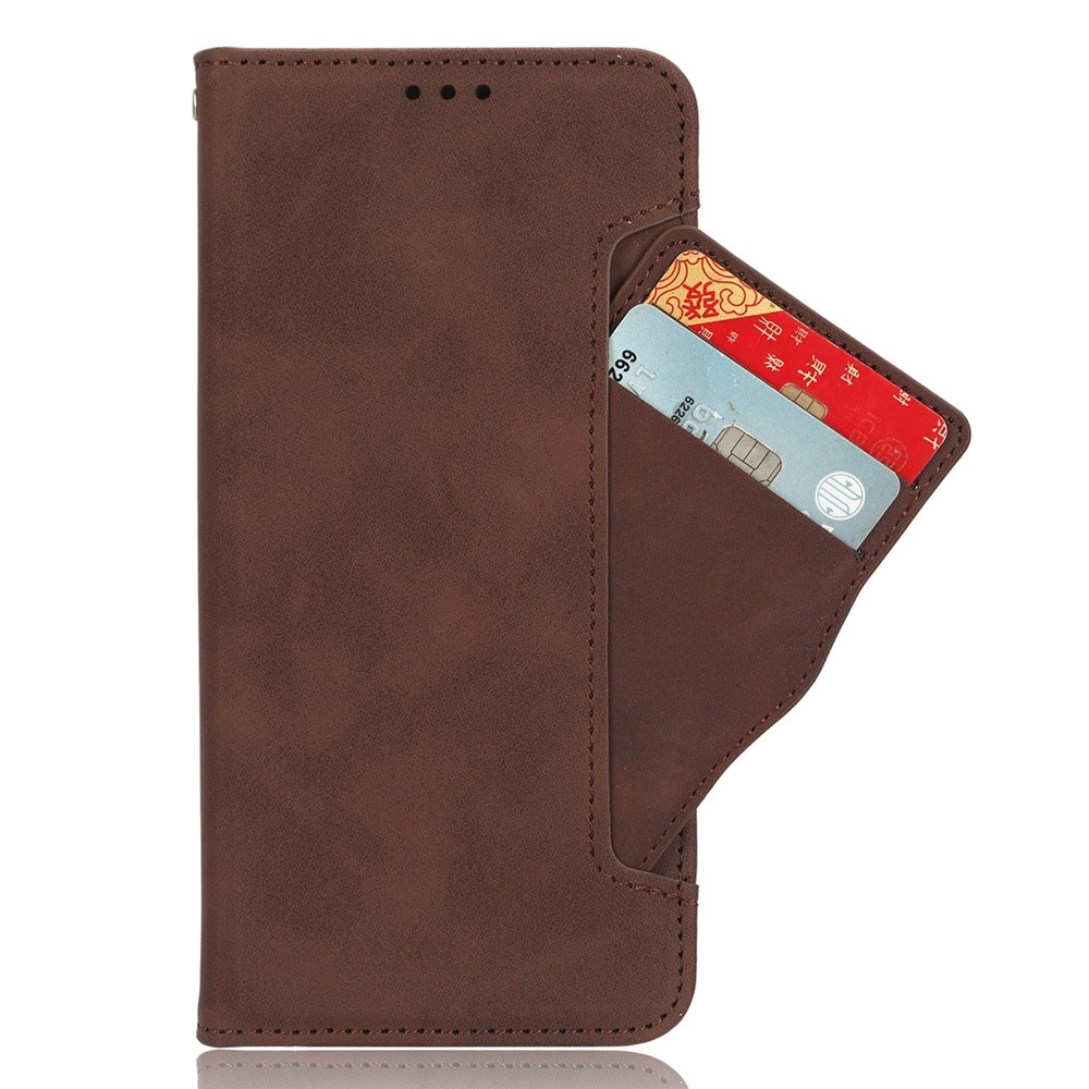 Cards knížkové pouzdro na Realme Note 70T - hnědé