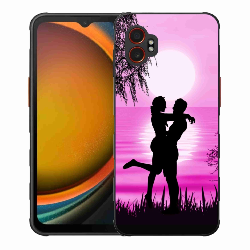 Gelový kryt mmCase na Samsung Galaxy Xcover 7 Pro - západ slunce