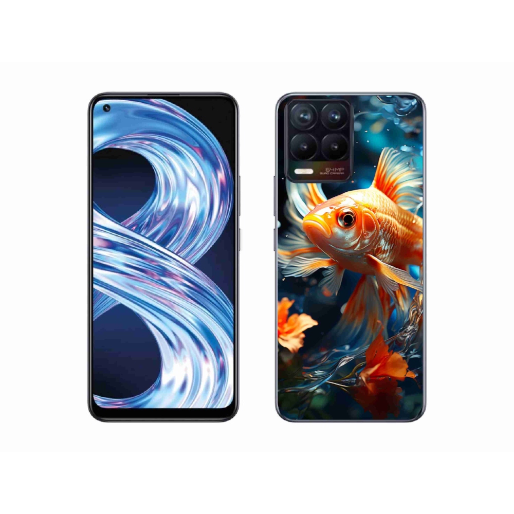 Gelový kryt mmCase na Realme 8 Pro - rybka