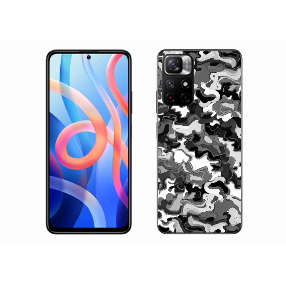 Gelový kryt mmCase na Xiaomi Redmi Note 11S 5G - maskáčový vzor 3