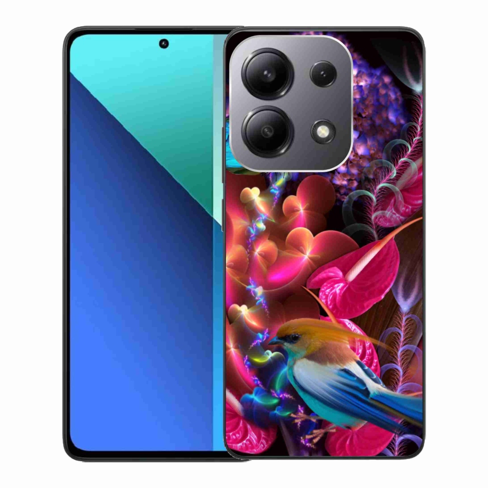 Gelový kryt mmCase na Xiaomi Redmi Note 13 - barevné květiny