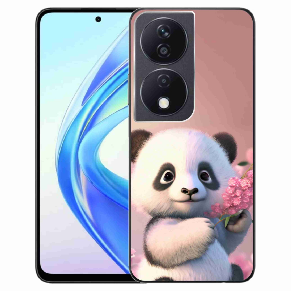 Gelový kryt mmCase na Honor X7b/Honor 90 Smart - roztomilá panda