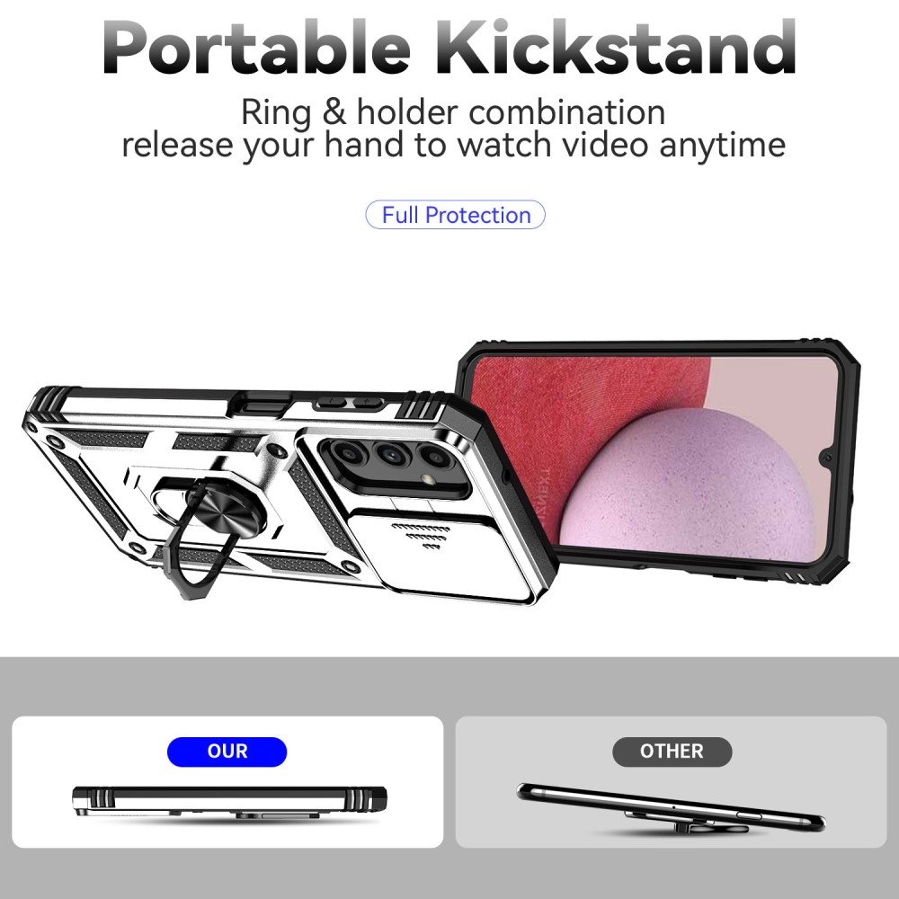 Slide odolný kryt na Samsung Galaxy S23 FE - stříbrný