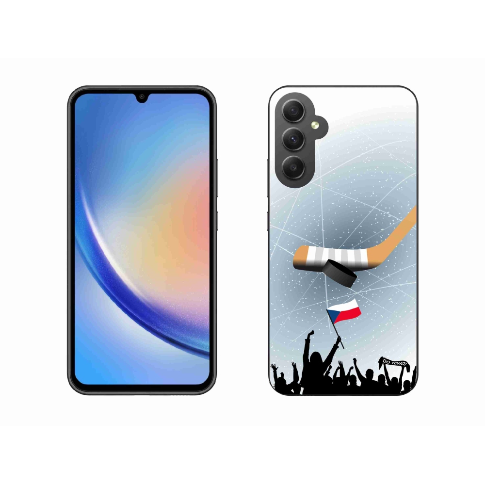 Gelový kryt mmCase na Samsung Galaxy A34 5G - fanoušci hokeje