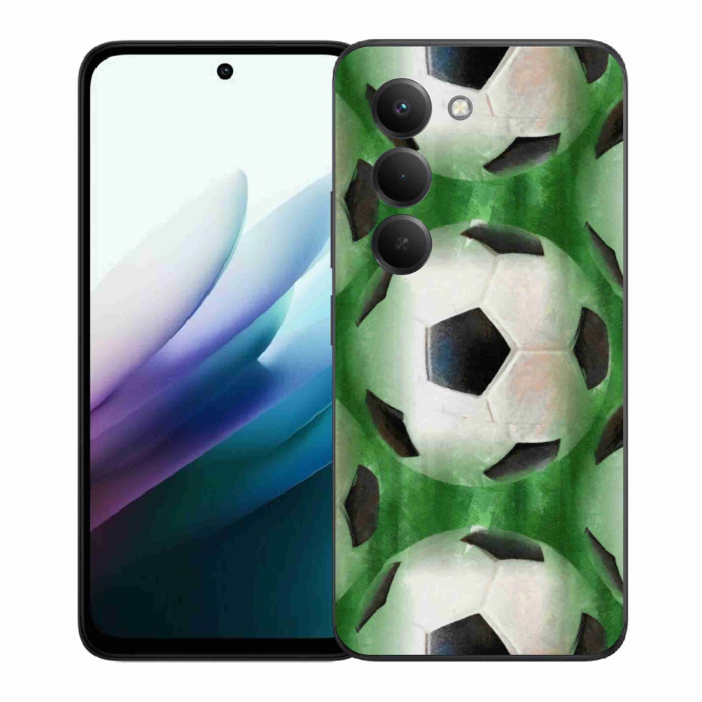Gelový kryt mmCase na Xiaomi Redmi 15 4G/5G (171mm) - fotbalový míč