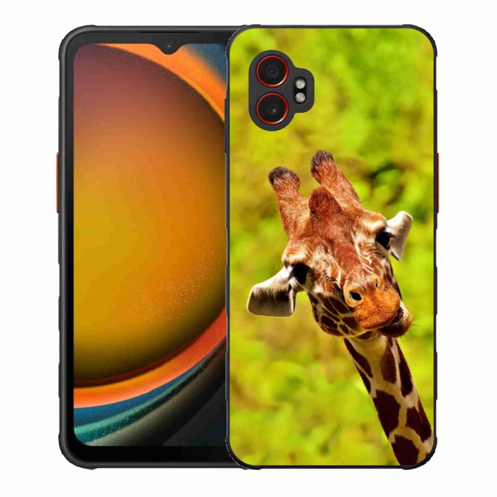 Gelový kryt mmCase na Samsung Galaxy Xcover 7 Pro - žirafa