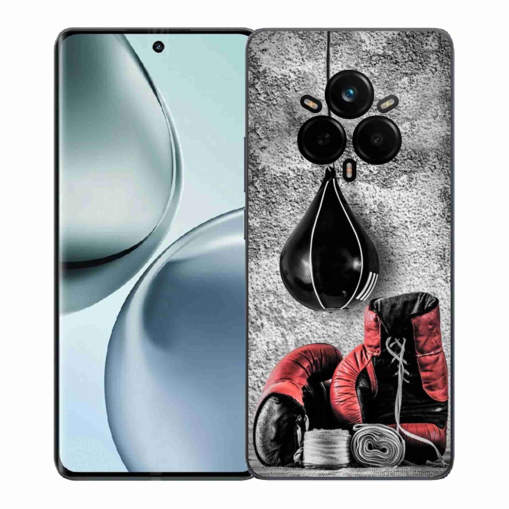 Gelový kryt mmCase na Realme 14 Pro+ 5G - boxovací pytel a rukavice