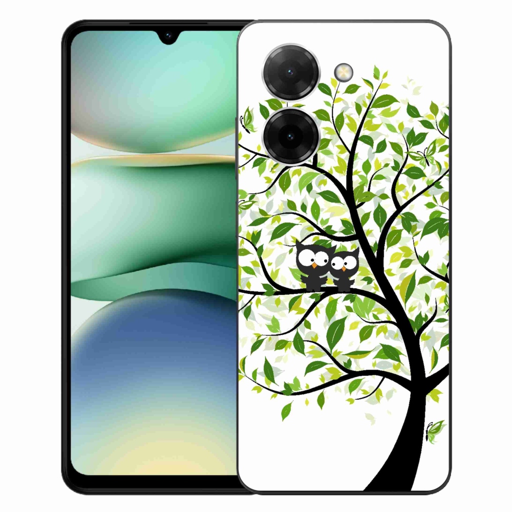 Gelový kryt mmCase na Xiaomi Redmi A5 (171.7x77.8x8.3mm) - sovičky na stromě
