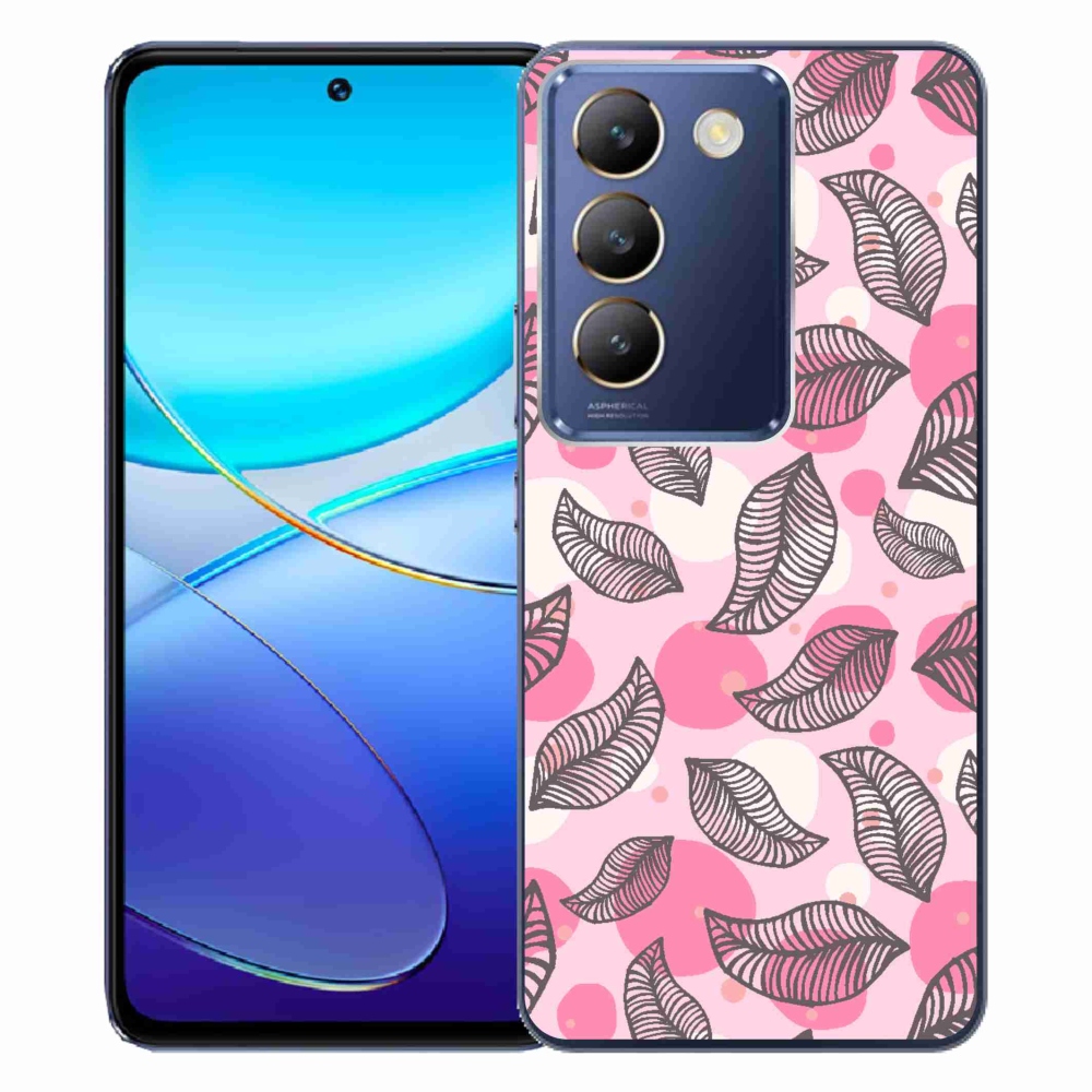Gelový kryt mmCase na Vivo V40 SE 4G/5G - kreslené padající listy