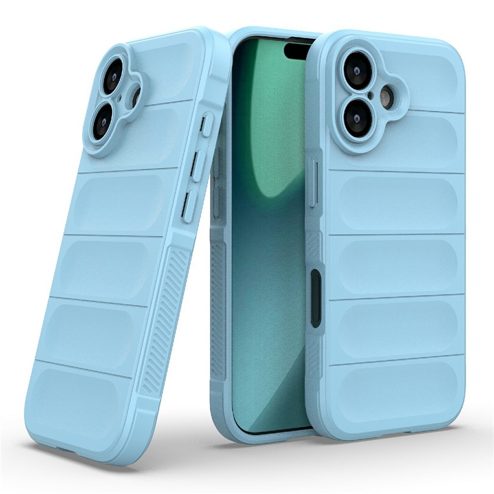 Rugg odolný gelový obal na iPhone 17 - světlemodrý