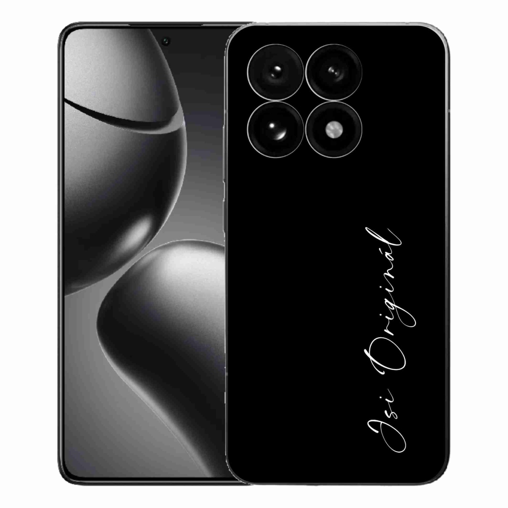Gelový kryt mmCase na Xiaomi 15T - jsi originál černé pozadí