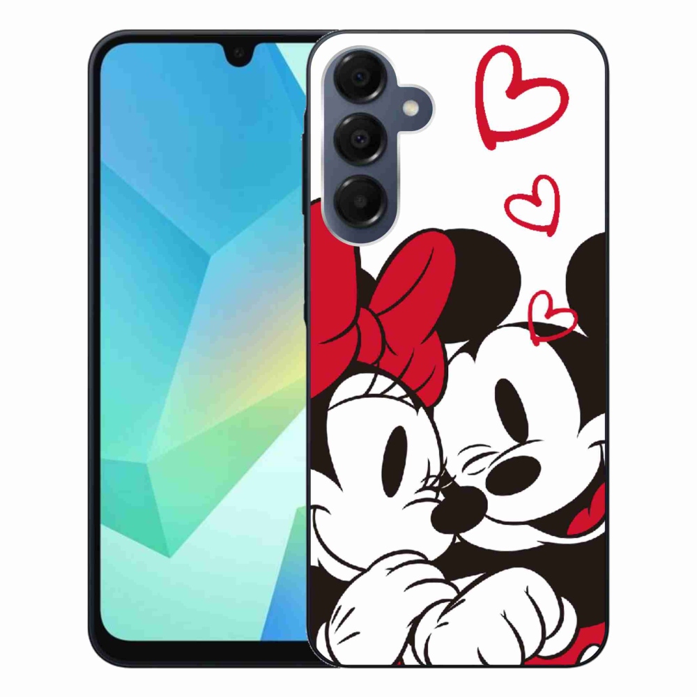 Gelový kryt mmCase na Samsung Galaxy A16 4G/5G - minnie a mickey