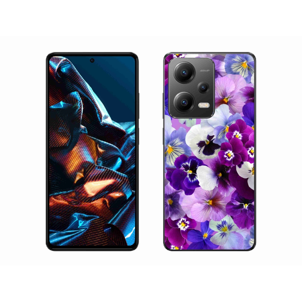 Gelový kryt mmCase na Xiaomi Redmi Note 12 Pro 5G - květiny 9