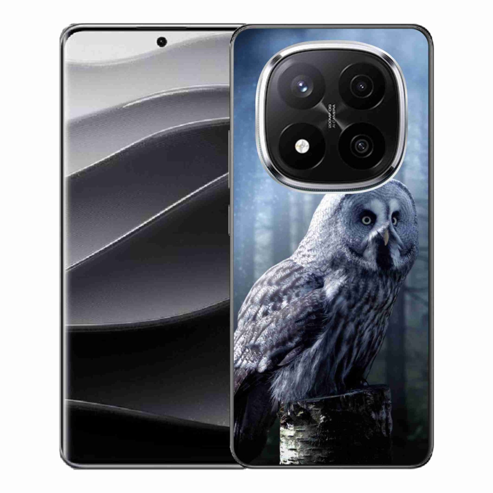 Gelový kryt mmCase na Xiaomi Redmi Note 14 Pro+ 5G - sova