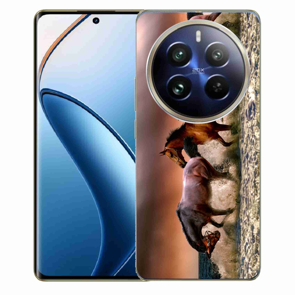 Gelový obal mmCase na Realme 12 Pro 5G/12 Pro+ 5G - koně 1