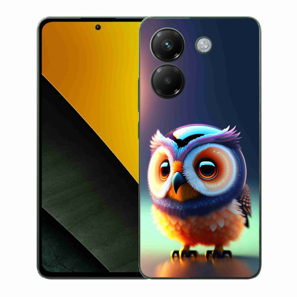 Gelový kryt mmCase na Xiaomi Poco M7 Pro 5G - sovička
