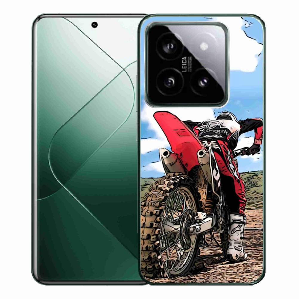 Gelový kryt mmCase na Xiaomi 14 Pro - moto