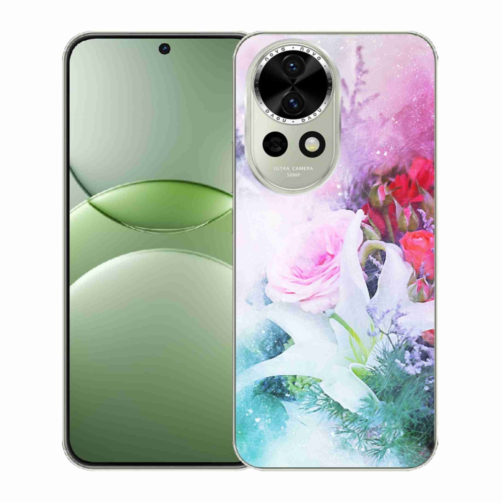 Gelový kryt mmCase na Huawei Nova 13 5G - květiny 4