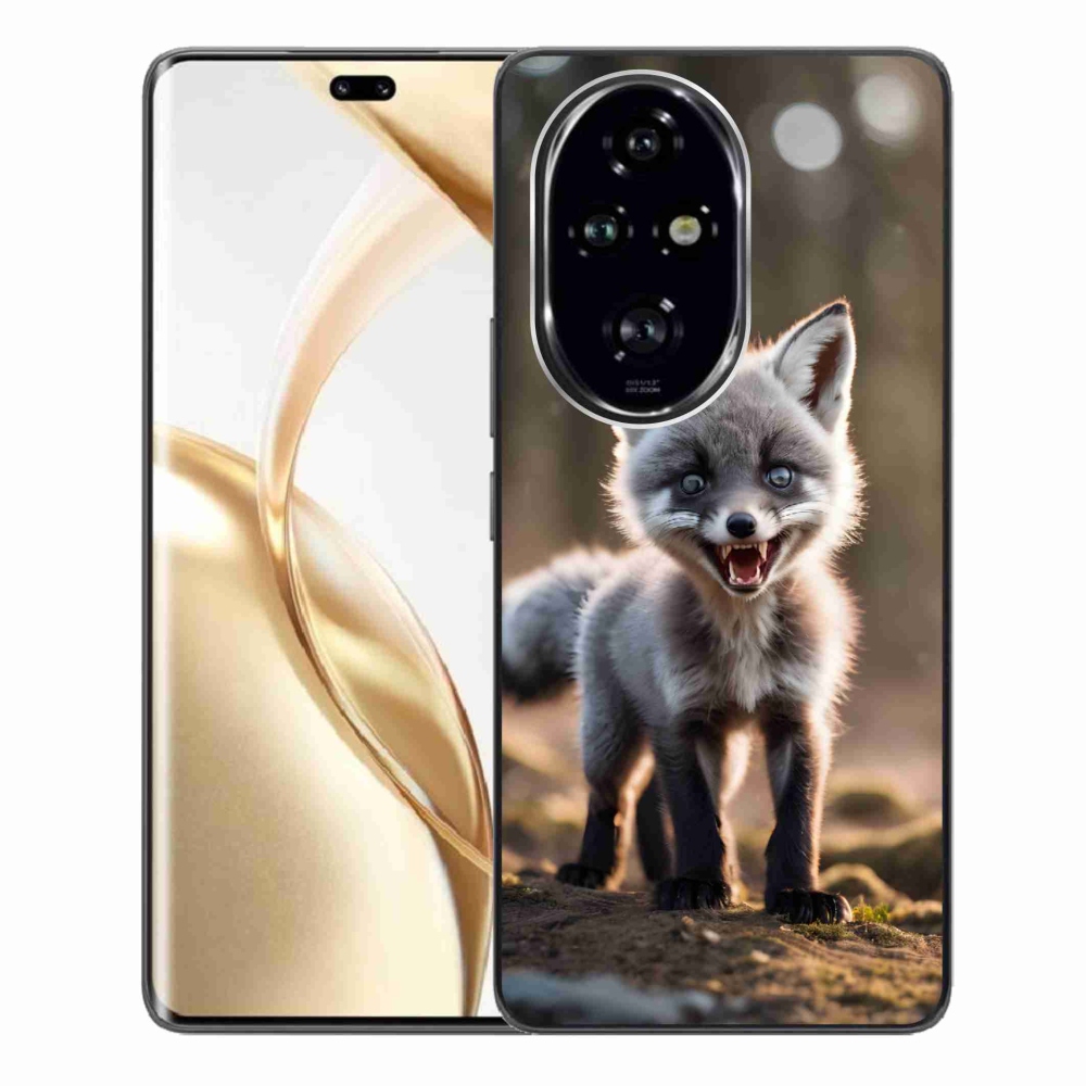 Gelový kryt mmCase na Honor 200 Pro 5G - rozzuřená liška