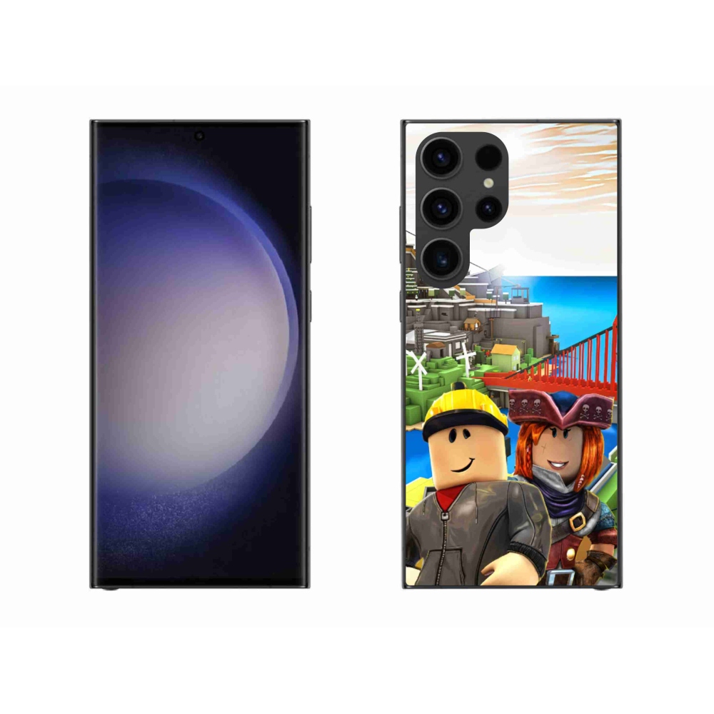 Gelový kryt mmCase na Samsung Galaxy S23 Ultra 5G - roblox 1