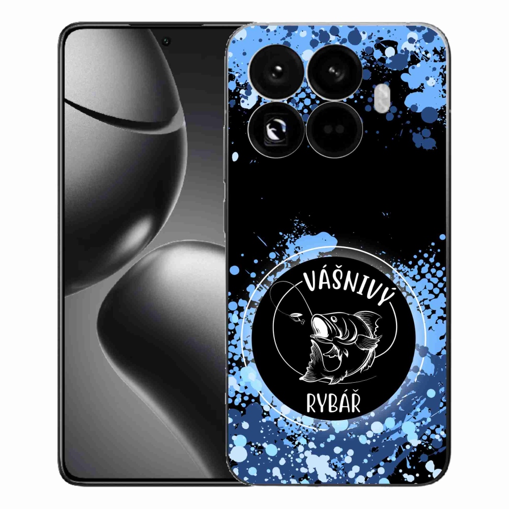Gelový kryt mmCase na Xiaomi 15T Pro - vášnivý rybář černé pozadí