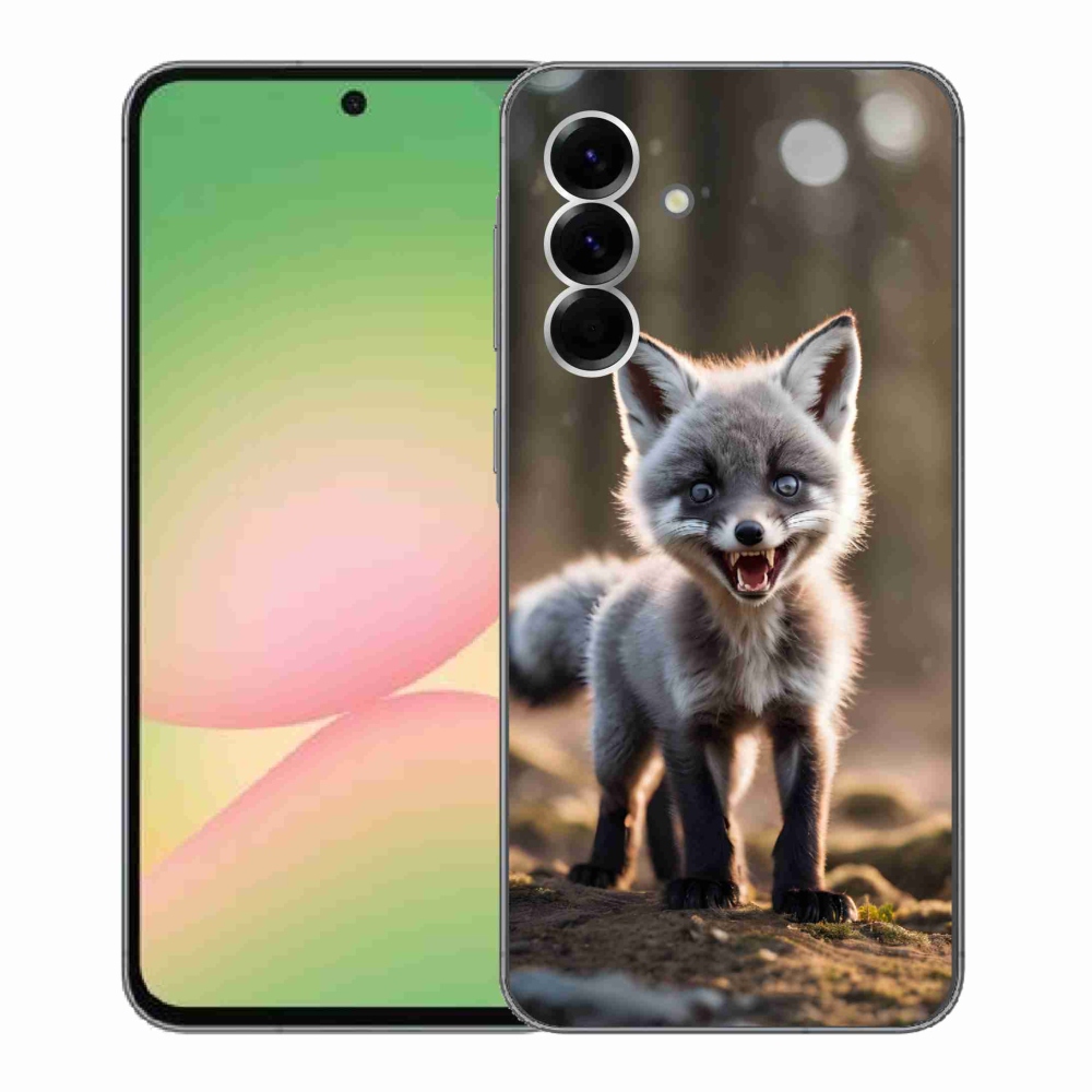 Gelový kryt mmCase na Samsung Galaxy A56 5G - rozzuřená liška