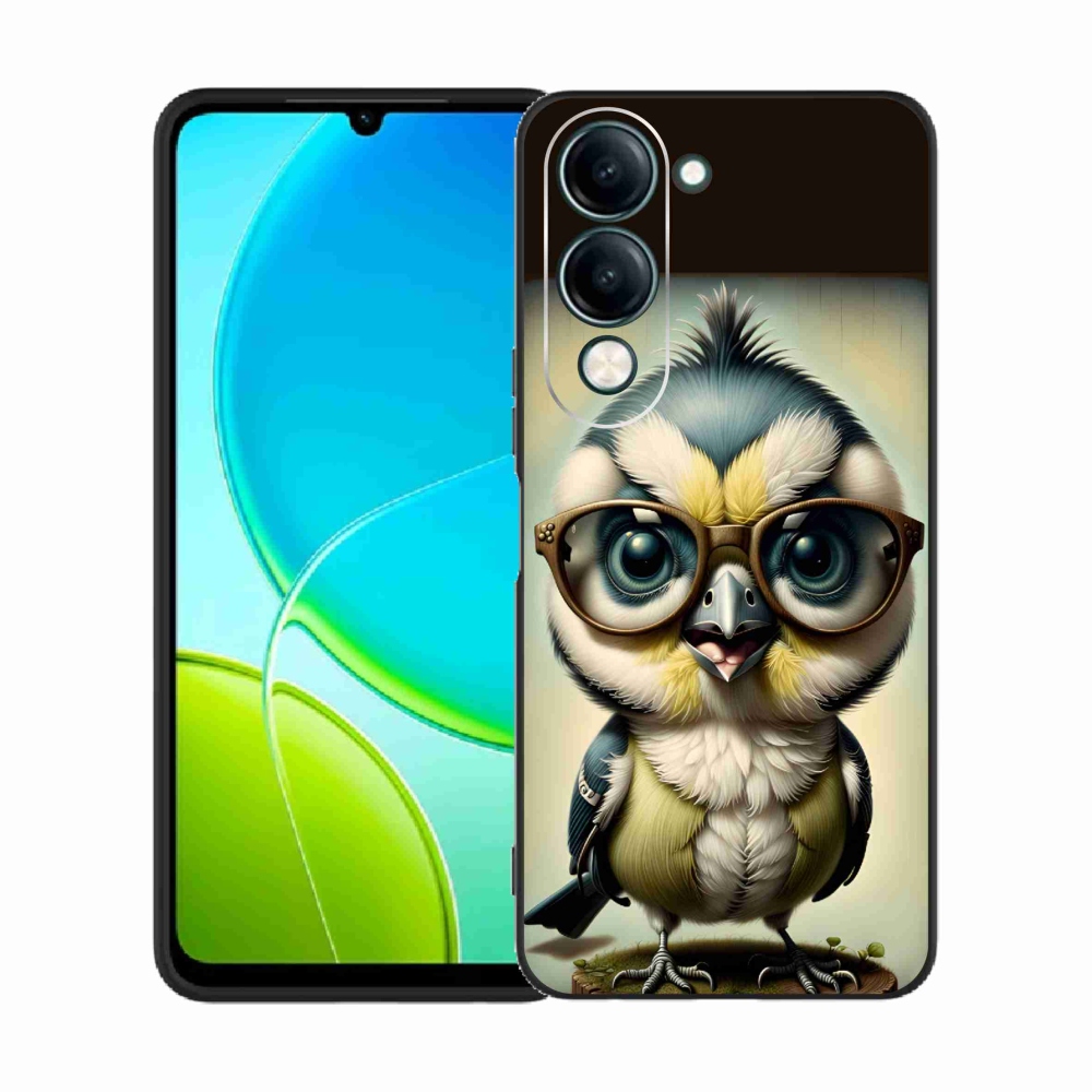 Gelový kryt mmCase na Vivo Y29s 5G - mládě s brýlemi