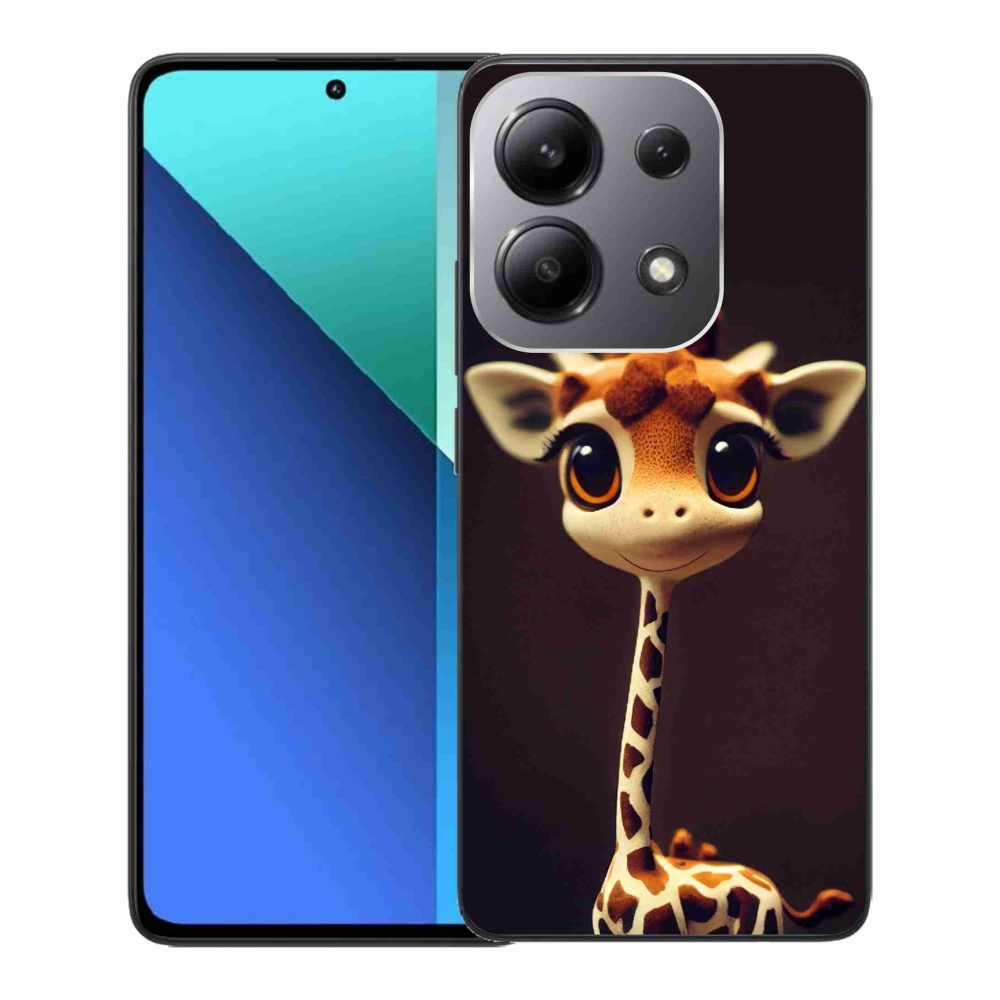 Gelový kryt mmCase na Xiaomi Redmi Note 13 - malá žirafa