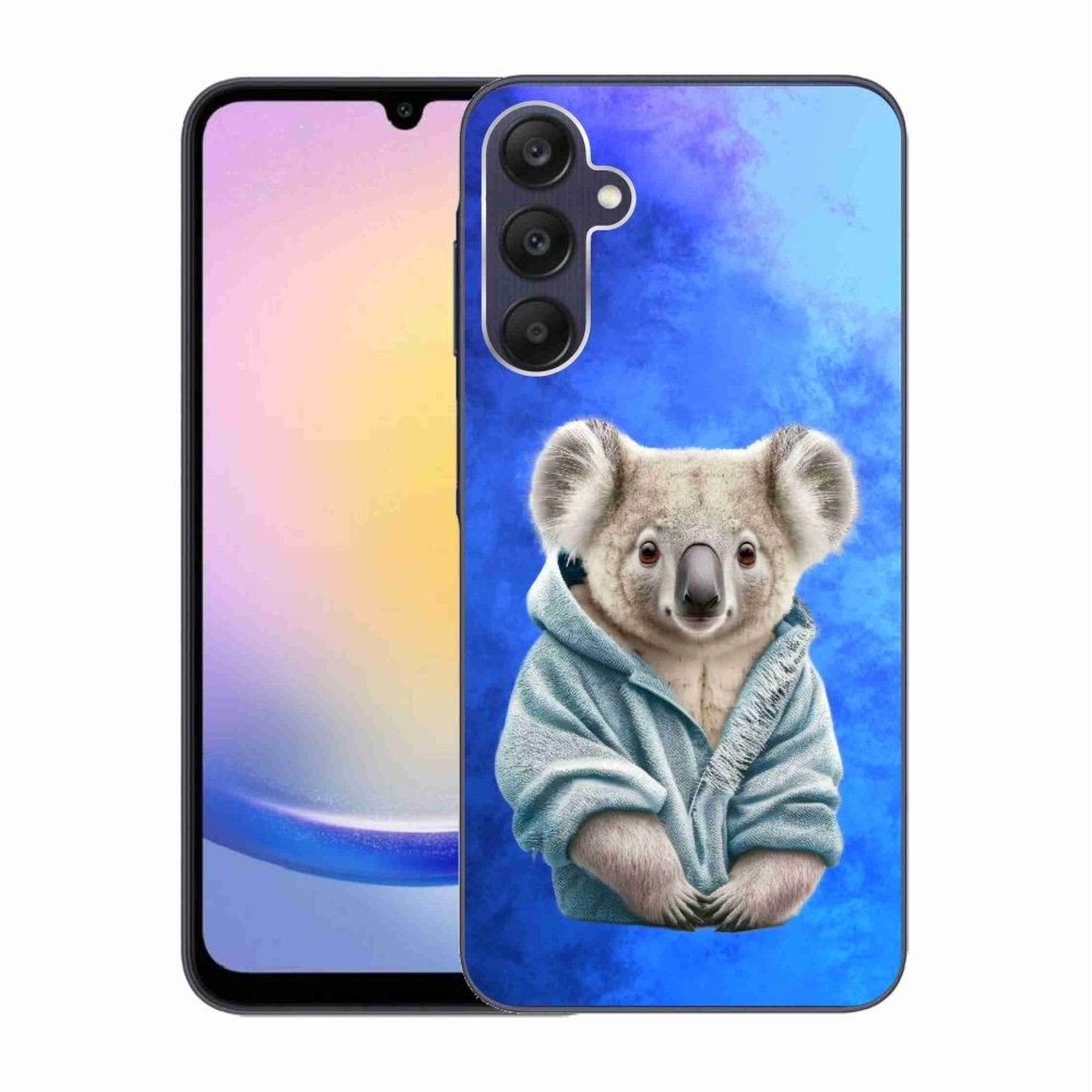 Gelový kryt mmCase na Samsung Galaxy A25 5G - koala ve svetru