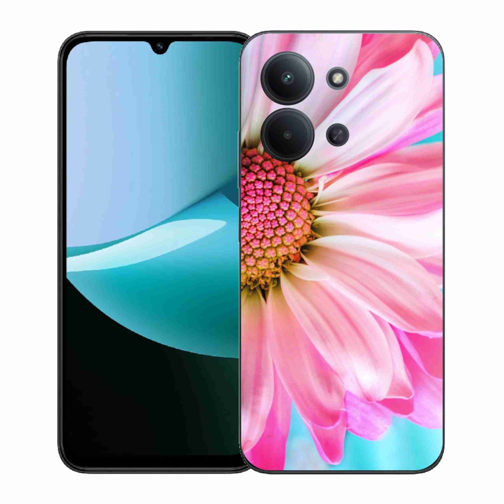 Gelový kryt mmCase na Xiaomi Redmi 15C 4G (171mm)/Poco C85 4G (171mm) - růžová květina