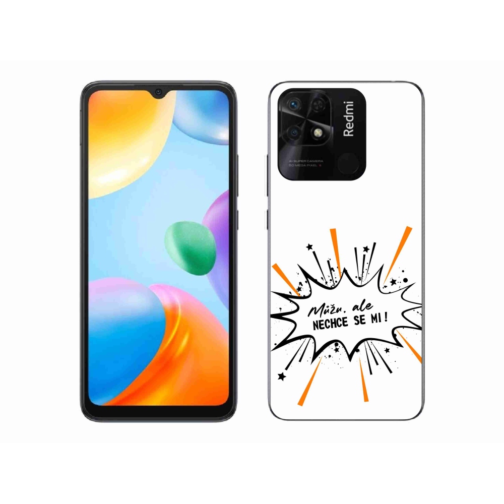 Gelový kryt mmCase na Xiaomi Redmi 10C - vtipný text 11 bílé pozadí