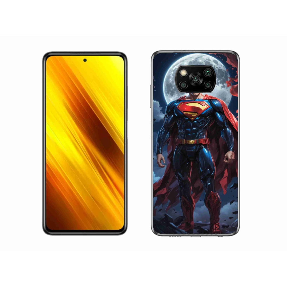 Gelový kryt mmCase na Xiaomi Poco X3 Pro - superman