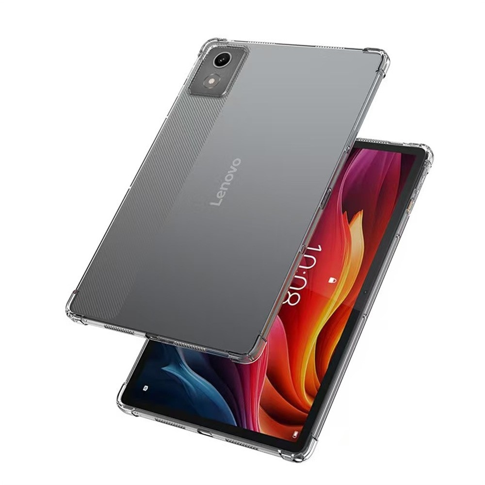 Průhledný gelový obal s vyztuženými rohy na Lenovo Tab K11 Plus - průhledný