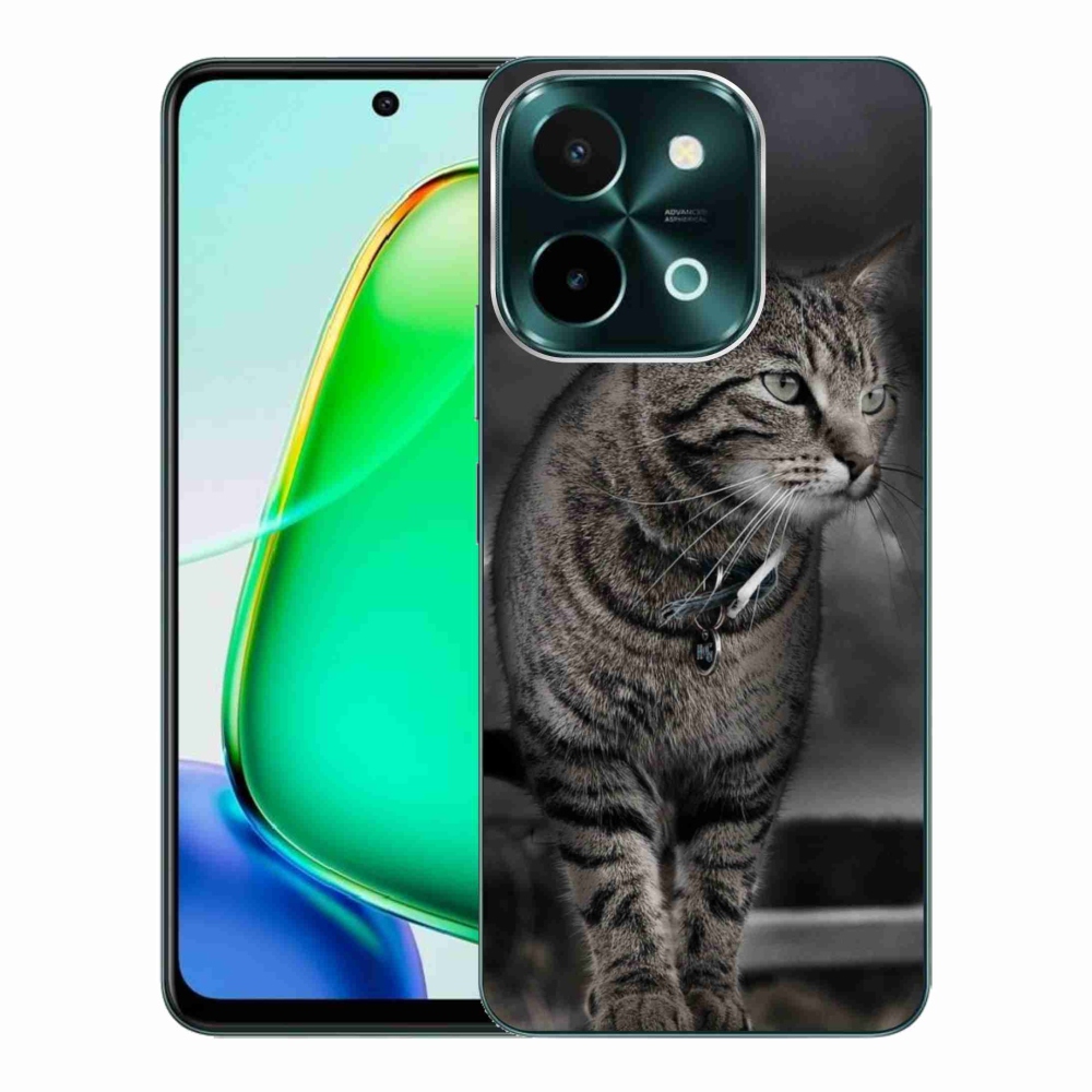 Gelový kryt mmCase na Vivo Y28 - kočka