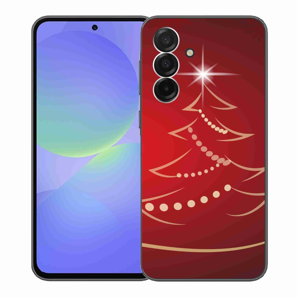 Gelový kryt mmCase na Samsung Galaxy A36 5G - kreslený vánoční stromek
