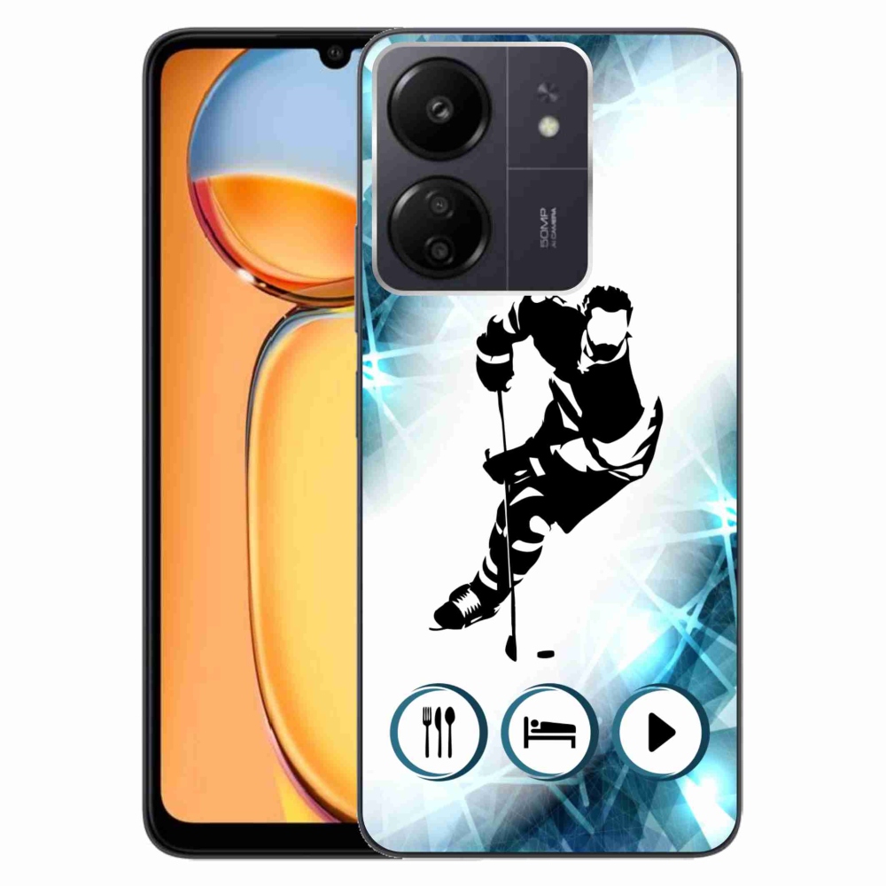 Gelový kryt mmCase na Xiaomi Poco C65/Redmi 13C - hokej 1