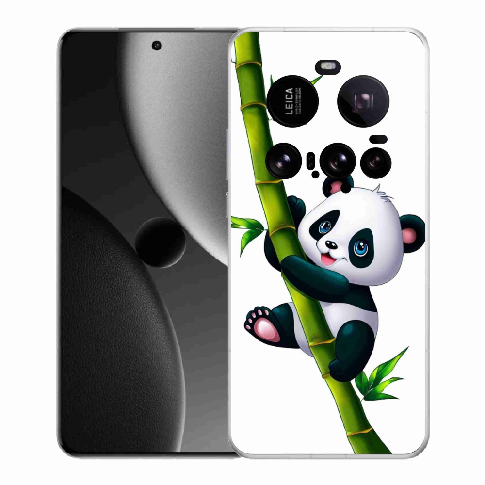 Gelový kryt mmCase na Xiaomi 15 Ultra - panda na bambusu