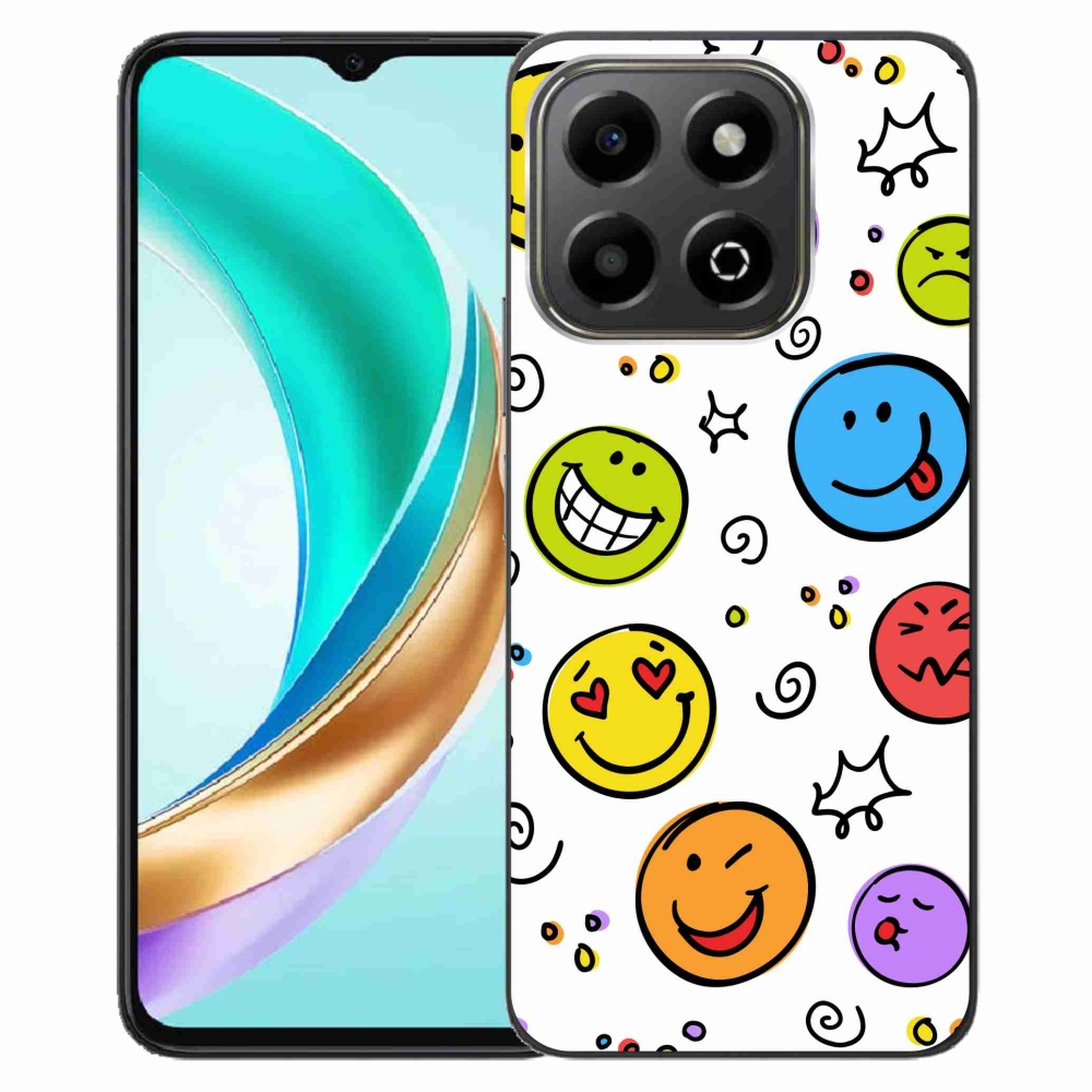 Gelový kryt mmCase na Honor X6b - smajlíci
