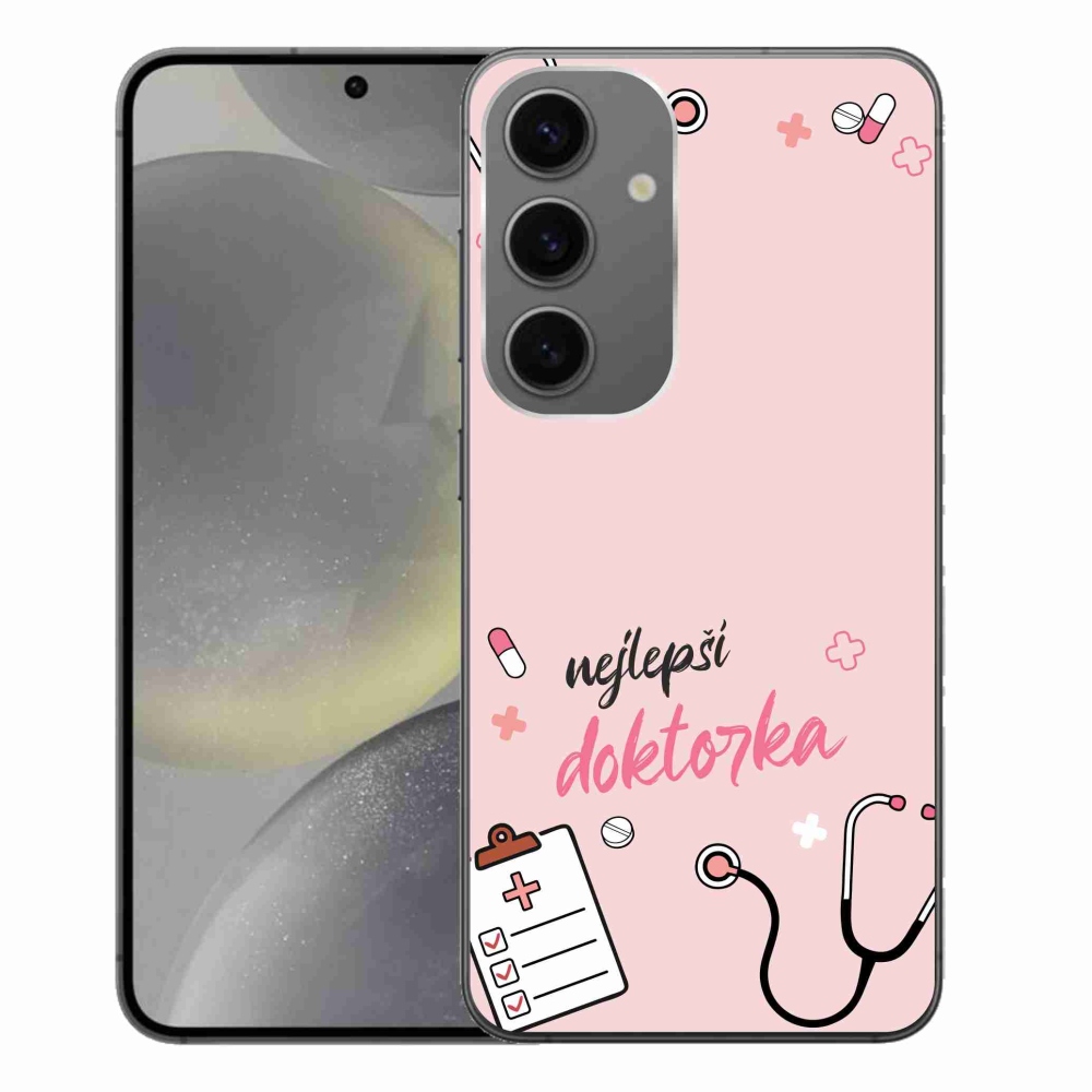 Gelový kryt mmCase na Samsung Galaxy S24+ - nejlepší doktorka