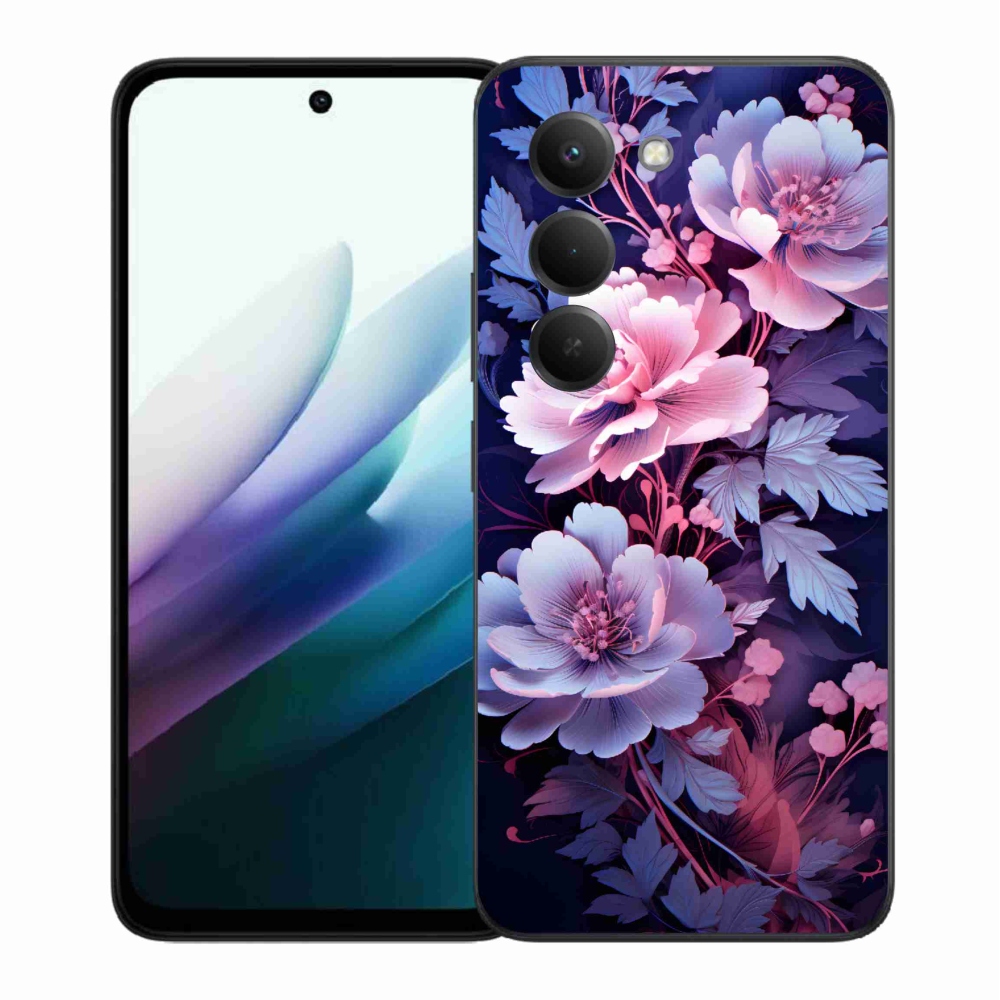 Gelový kryt mmCase na Xiaomi Redmi 15 4G/5G (171mm) - květiny 11