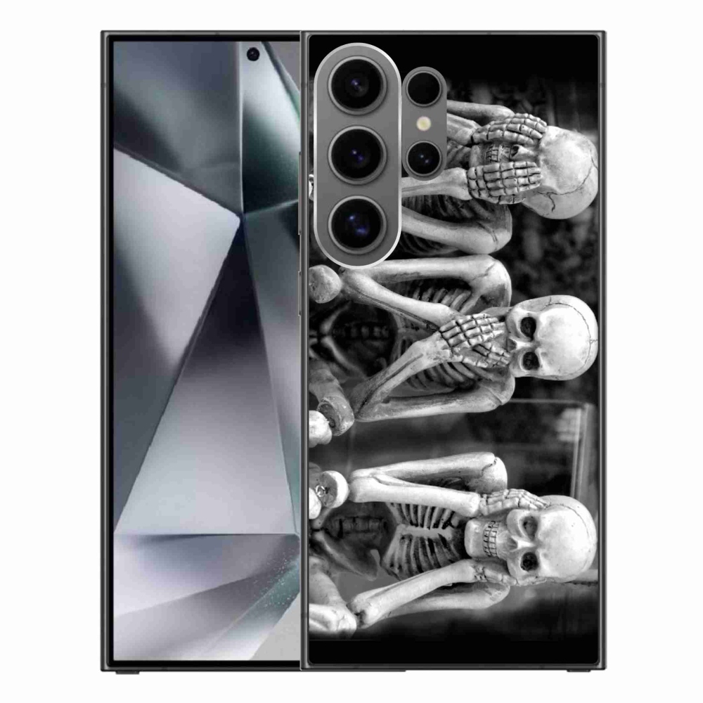 Gelový kryt mmCase na Samsung Galaxy S24 Ultra - kostlivci
