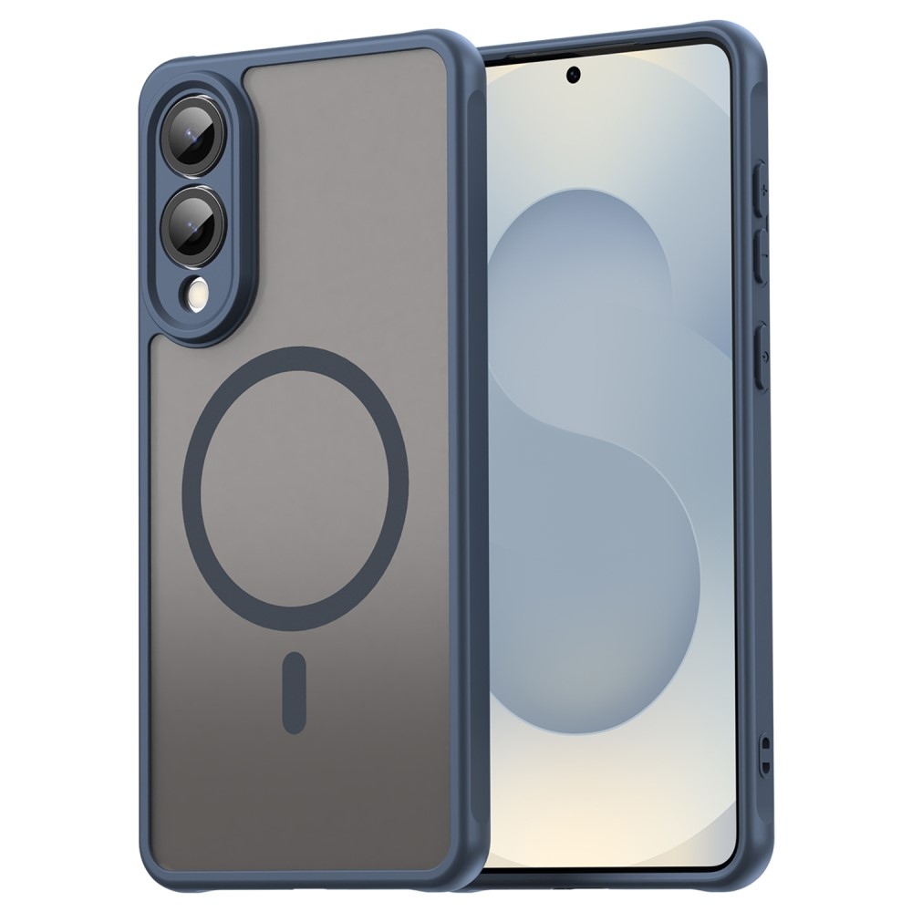 Case matný gelový obal s MagSafe na Samsung Galaxy S25 Edge - modrý