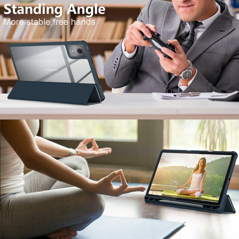 Case chytré zavírací pouzdro na tablet Lenovo Tab K11 Plus - modré