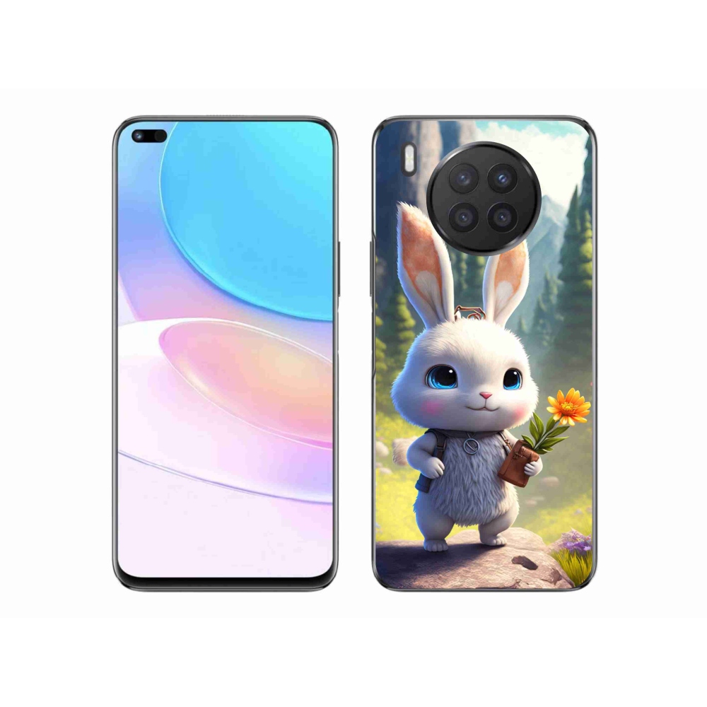 Gelový kryt mmCase na Honor 50 Lite - roztomilý králíček