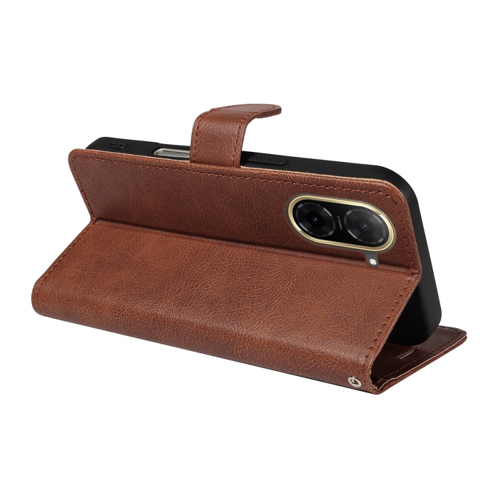 Wallet knížkové pouzdro na Xiaomi Redmi A5 (173.45x79.35x8.45mm) - hnědé