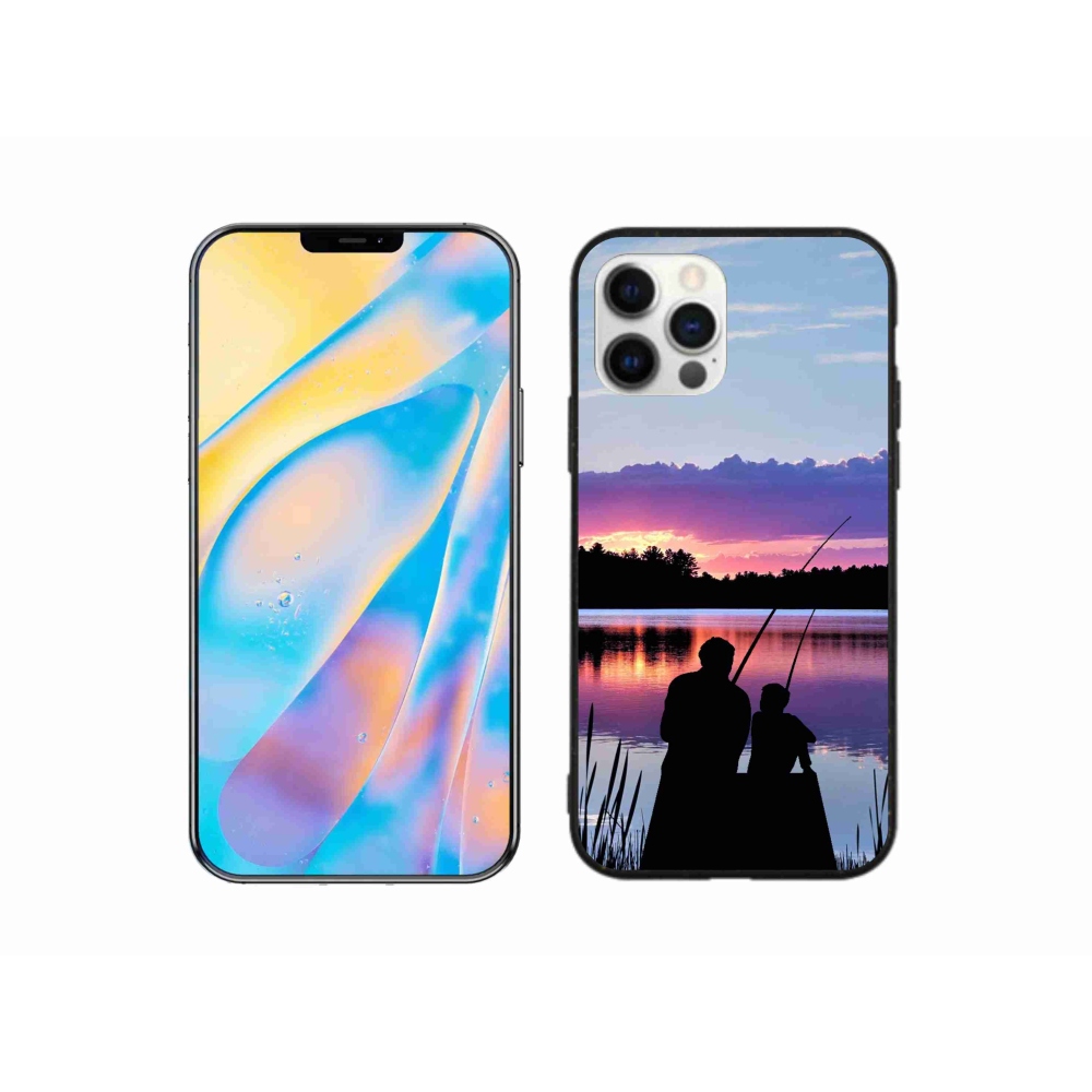 Gelový kryt mmCase na iPhone 12 Pro - rybaření 2