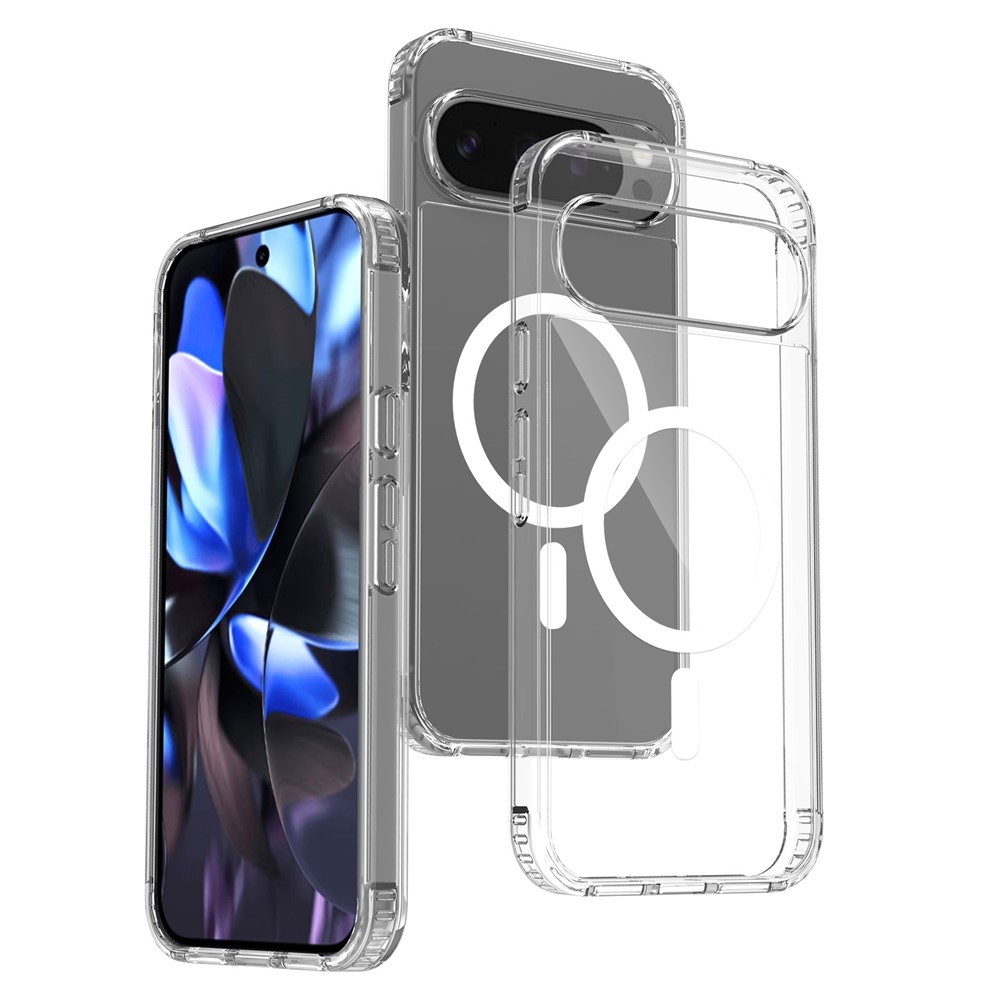 Acryle gelový obal s pevnými zády a MagSafe na Google Pixel 10 Pro XL - průhledný