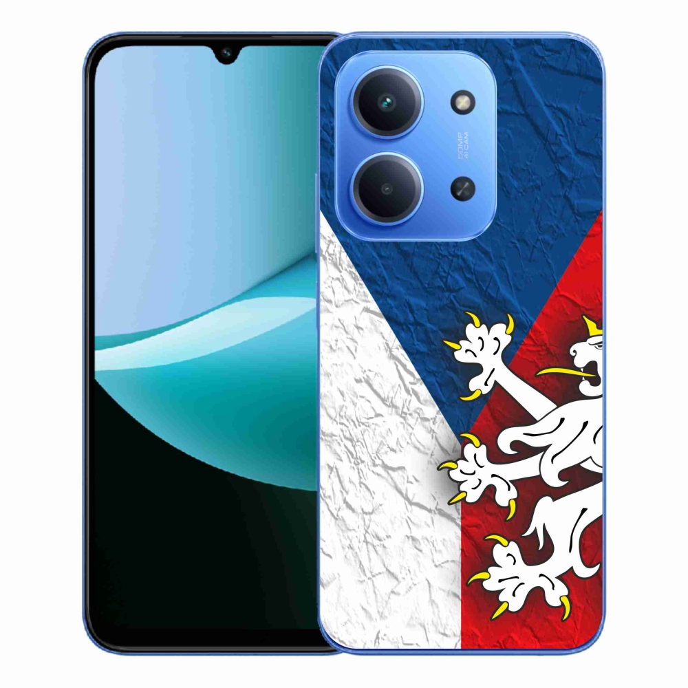 Gelový kryt mmCase na Xiaomi Redmi 15C 4G/5G (173mm) - česká vlajka 1