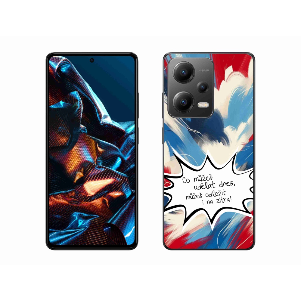 Gelový kryt mmCase na Xiaomi Redmi Note 12 Pro 5G - vtipný text 9 bílé pozadí