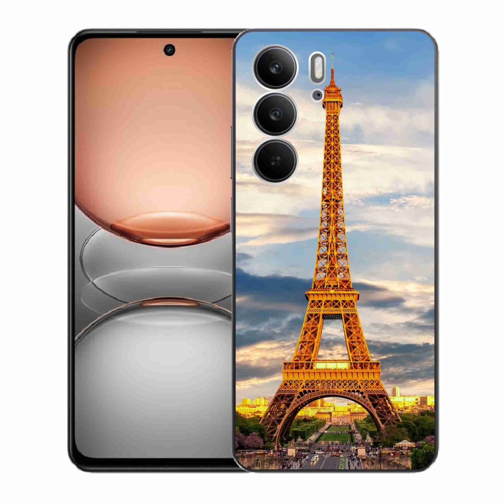 Gelový kryt mmCase na Realme C75 - eiffelova věž 3